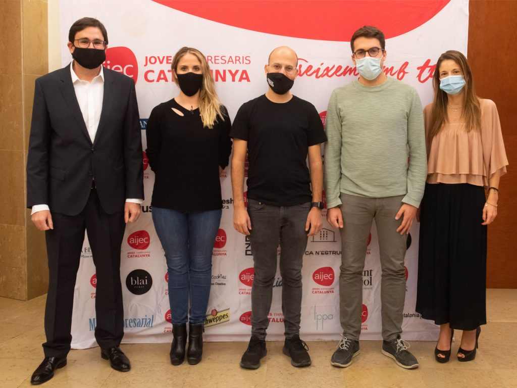 Marc Coloma, Andreu Dotti i Sara Serantes, finalistes del Premi Jove Empresari de l’AIJEC