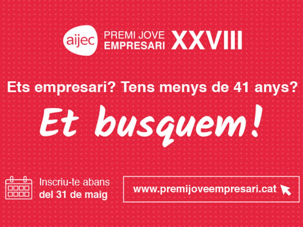 L’AIJEC busca el millor jove empresari de l’any